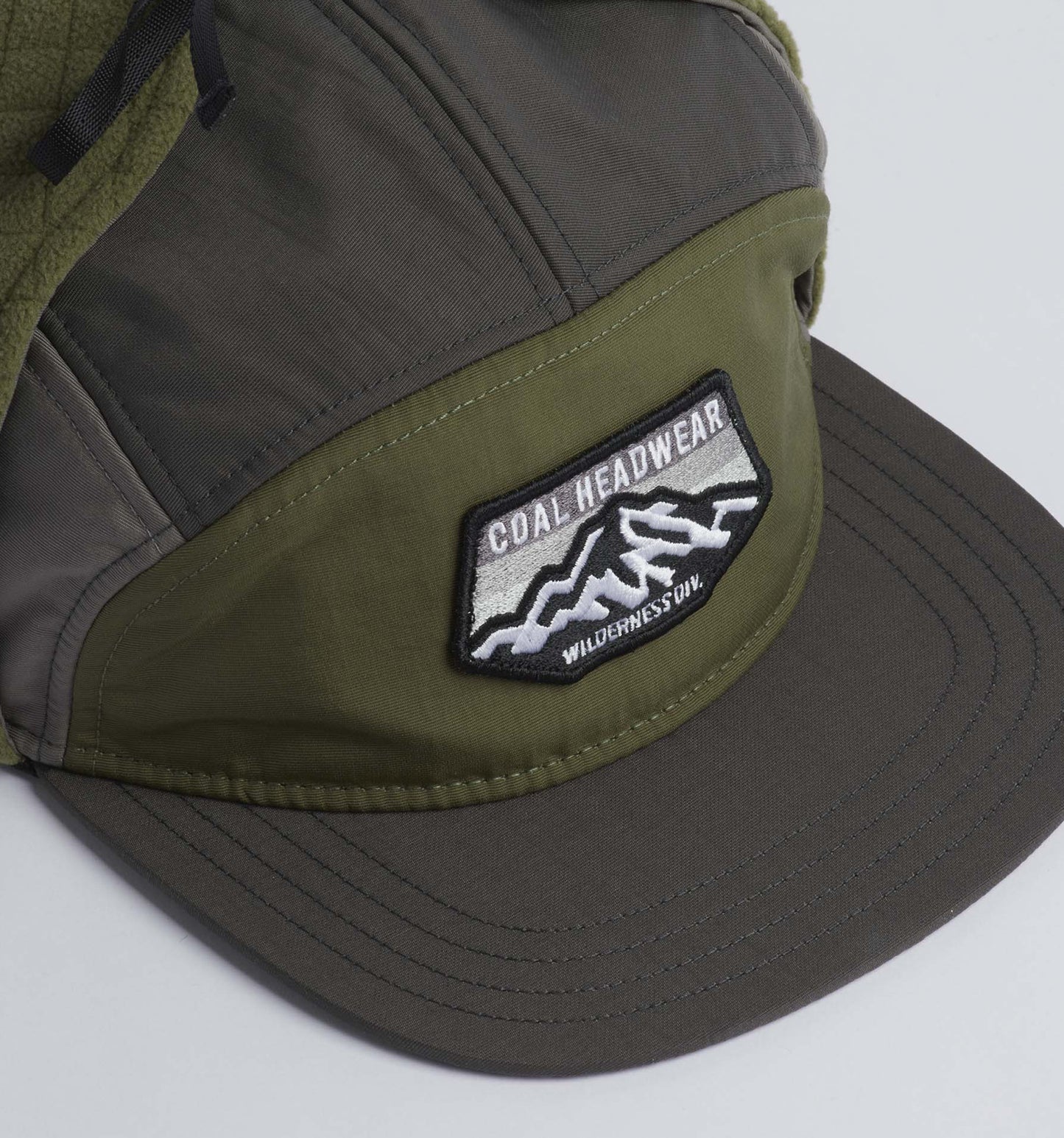 Coal - The Tracker Flannel Lined 5 Panel Earflap Cap