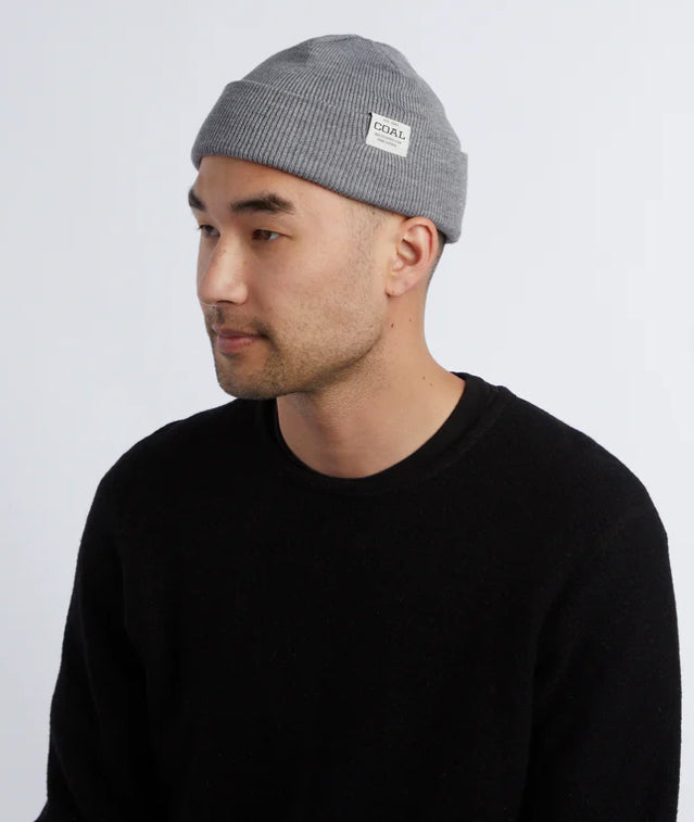 Coal - The Uniform Low Recycled Knit Cuff Beanie