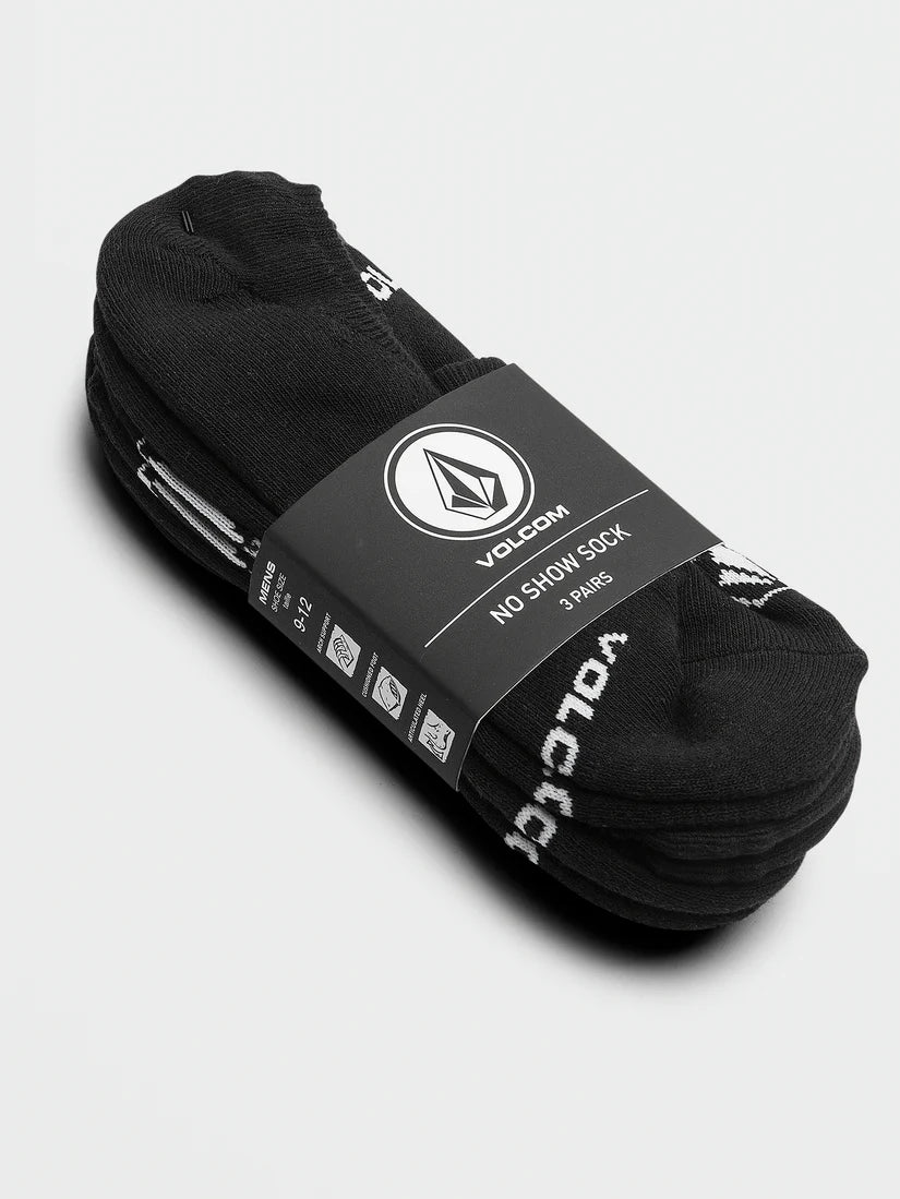 Volcom - Stones No Show 3 Pack Socks