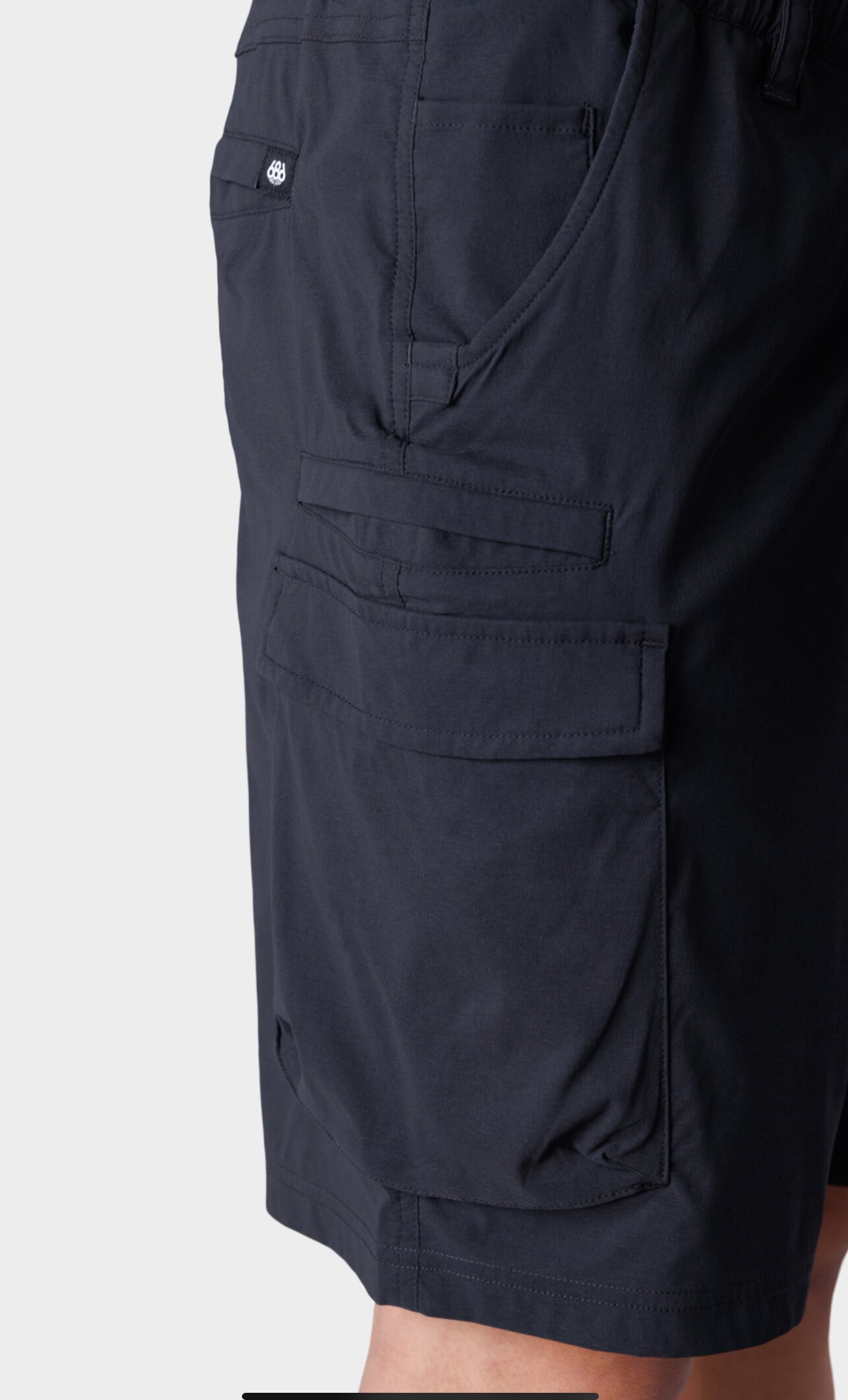 686 - Mens Traveler Featherlight Cargo Shorts - 8"