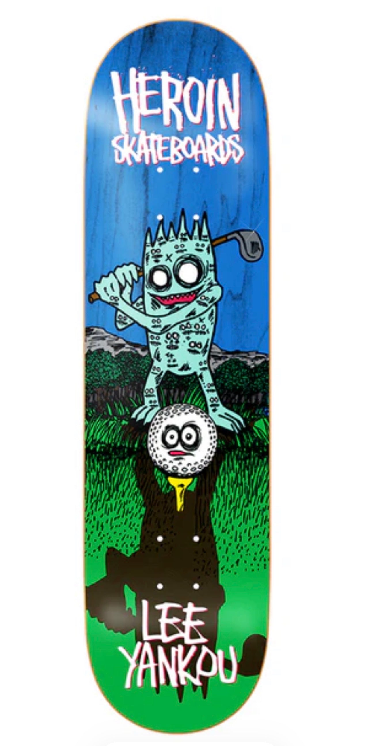 Heroin Skateboards- Lee Yankou Golf Imp 8.25