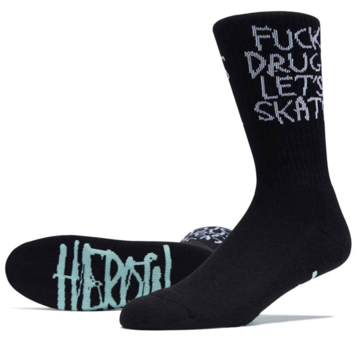 Heroin Skateboards - Fuck Drugs Socks