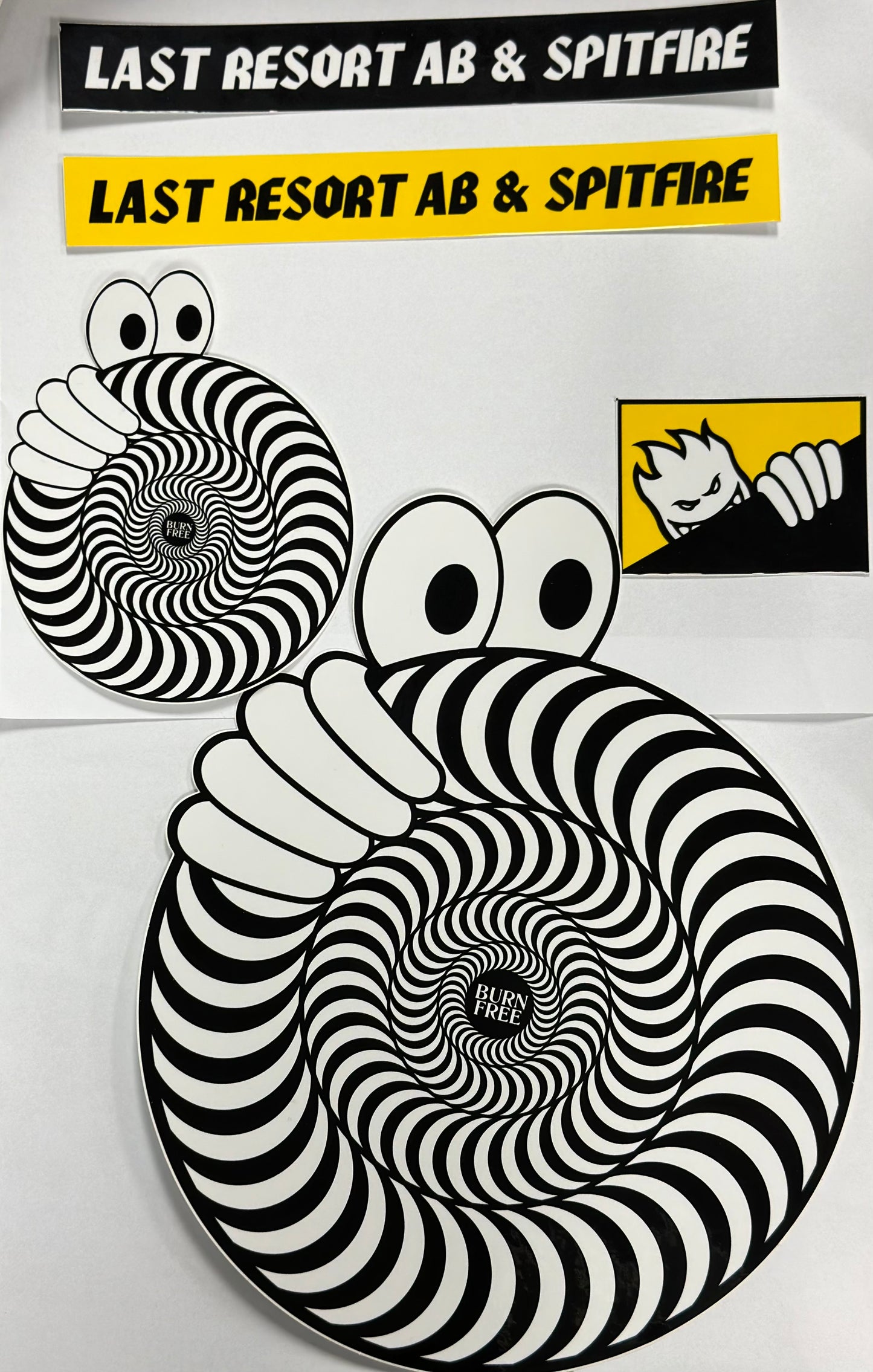 Last Resort Ab x Spitfire - Sticker Pack