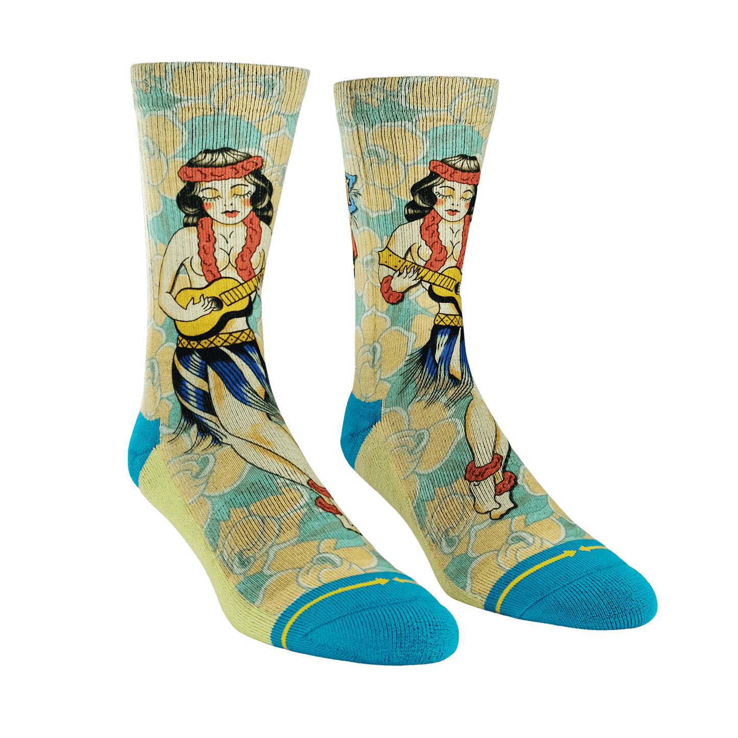 Merge 4 - Richard Kirby Hula Crew Socks