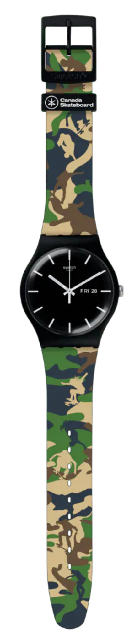Swatch - Keep Pushing Canada Skateboard Watch