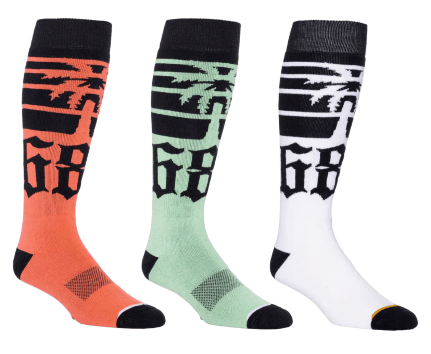 686 - Men’s Compton Snow Socks 3-Pack Assorted