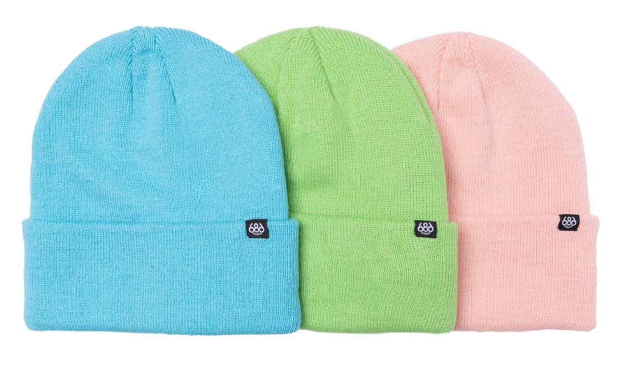 686 Standard Roll Up Beanie - 3 pack