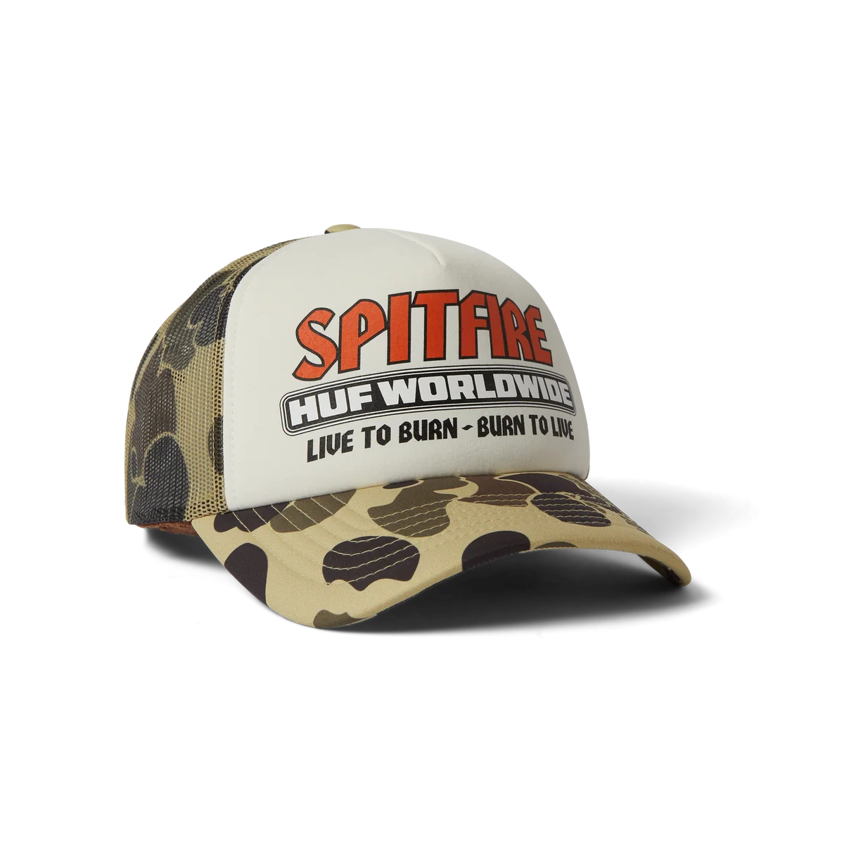 Huf - Huf x Spitfire Burn Forever Trucker Hat