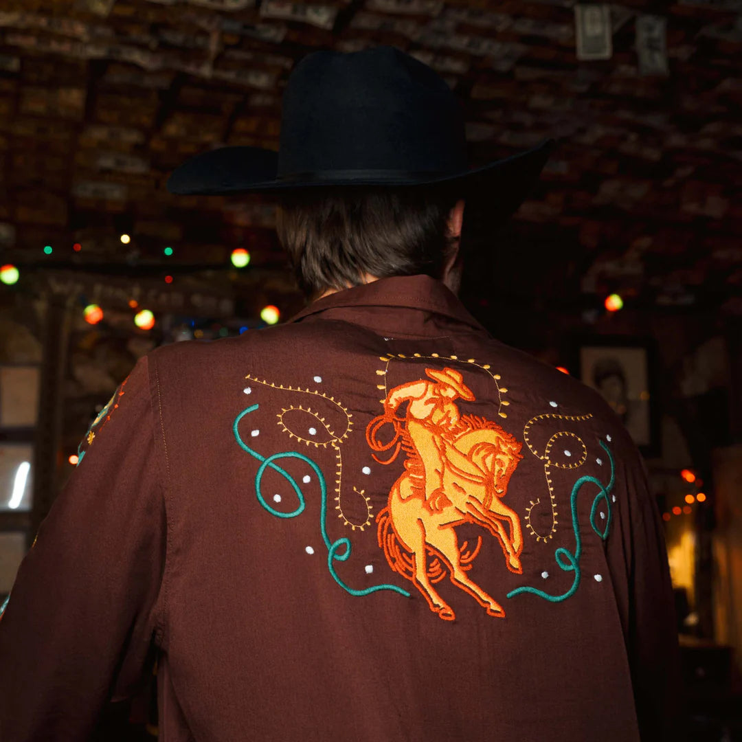 Sendero Provisions Co. - Show Pony Embroidered Western Pearl Snap Long Sleeve Shirt