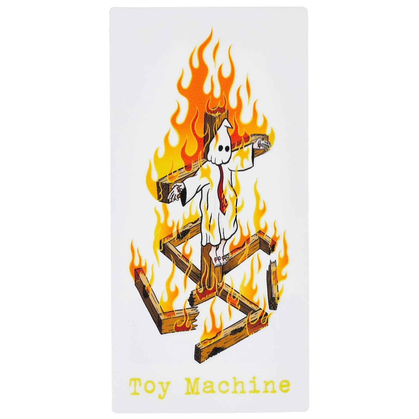 Toy Machine - Charred Cross Sticker