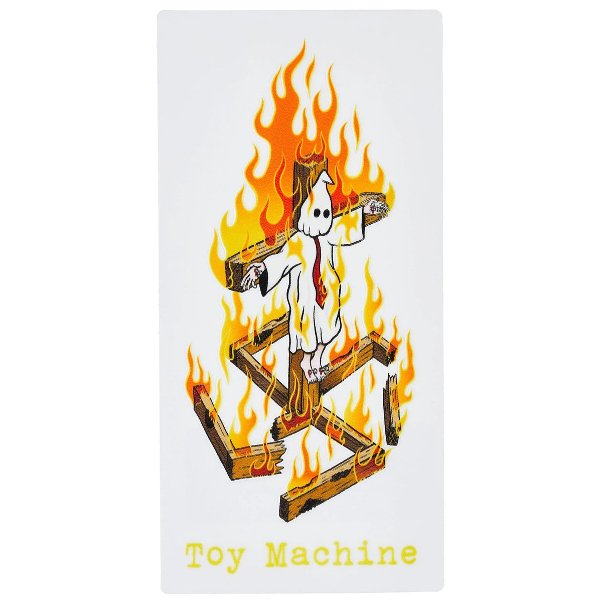 Toy Machine - Charred Cross Sticker