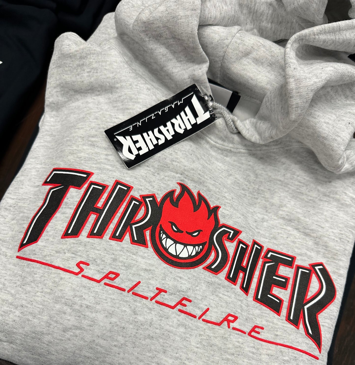 Thrasher x Spitfire - Big Head Outline Hoodie