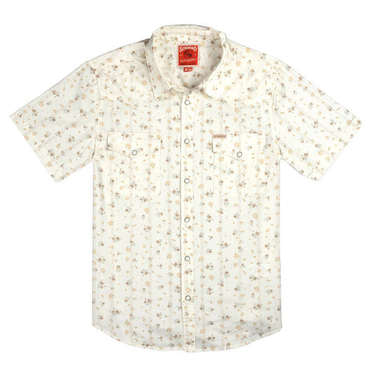 Sendero Provisions Co. - The Wyatt Pearl Snap Short Sleeve Serape Shirt