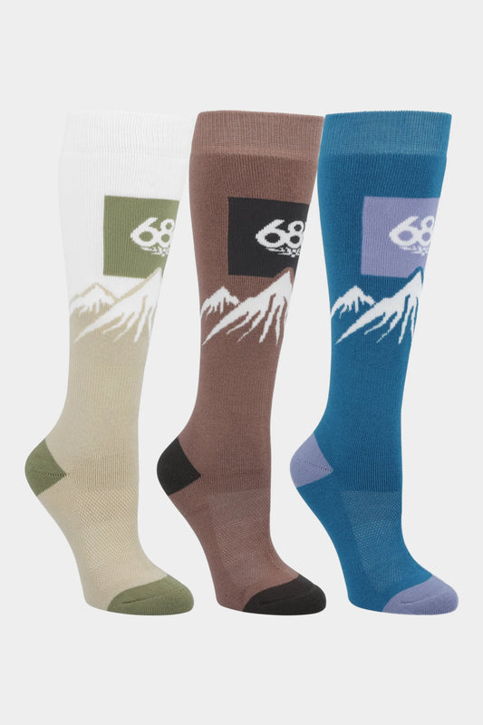 686 - Womens Peak 3-Pack Socks