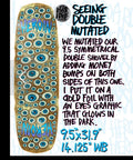 Heroin Skateboards- Seeing Double Mutated Gold 9.5