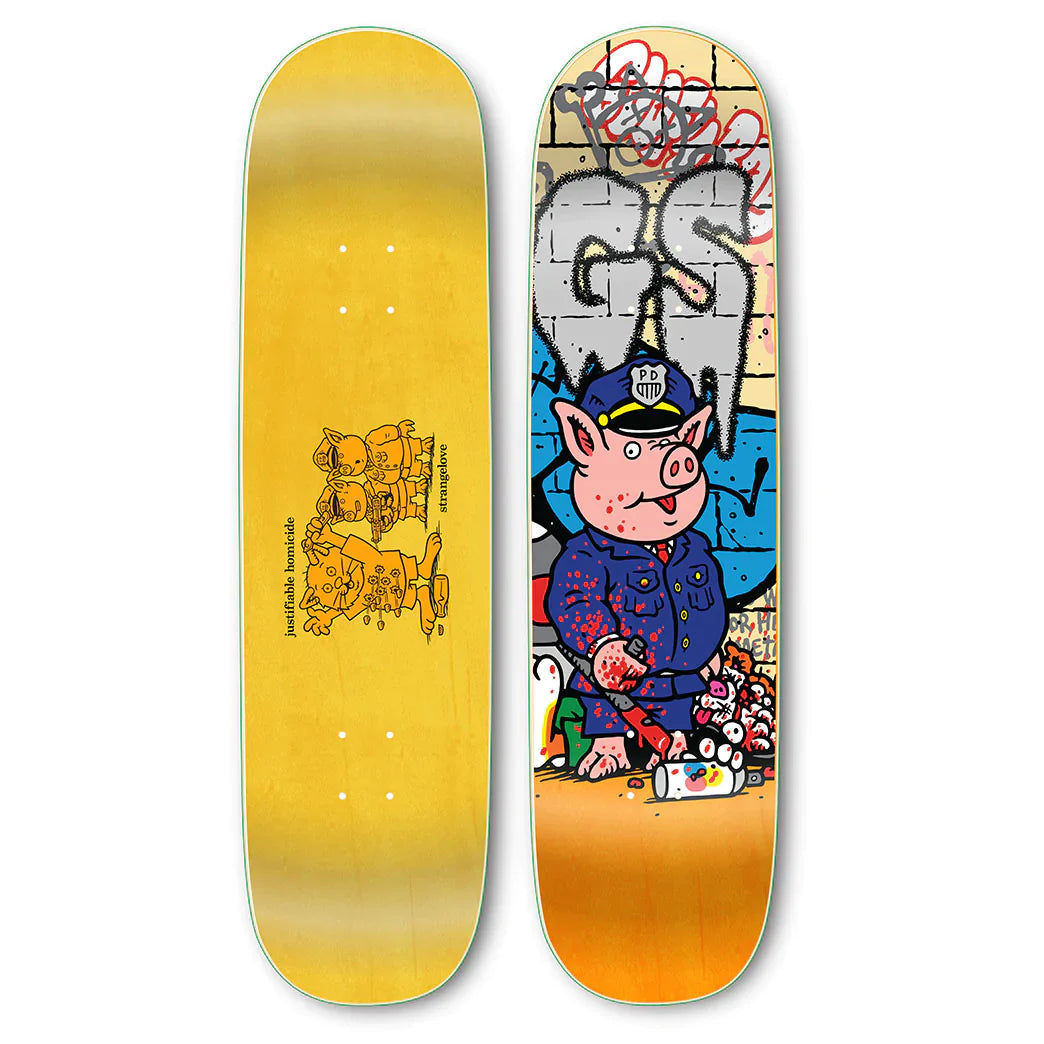 StrangeLove Skateboards - Pig & Baton Deck