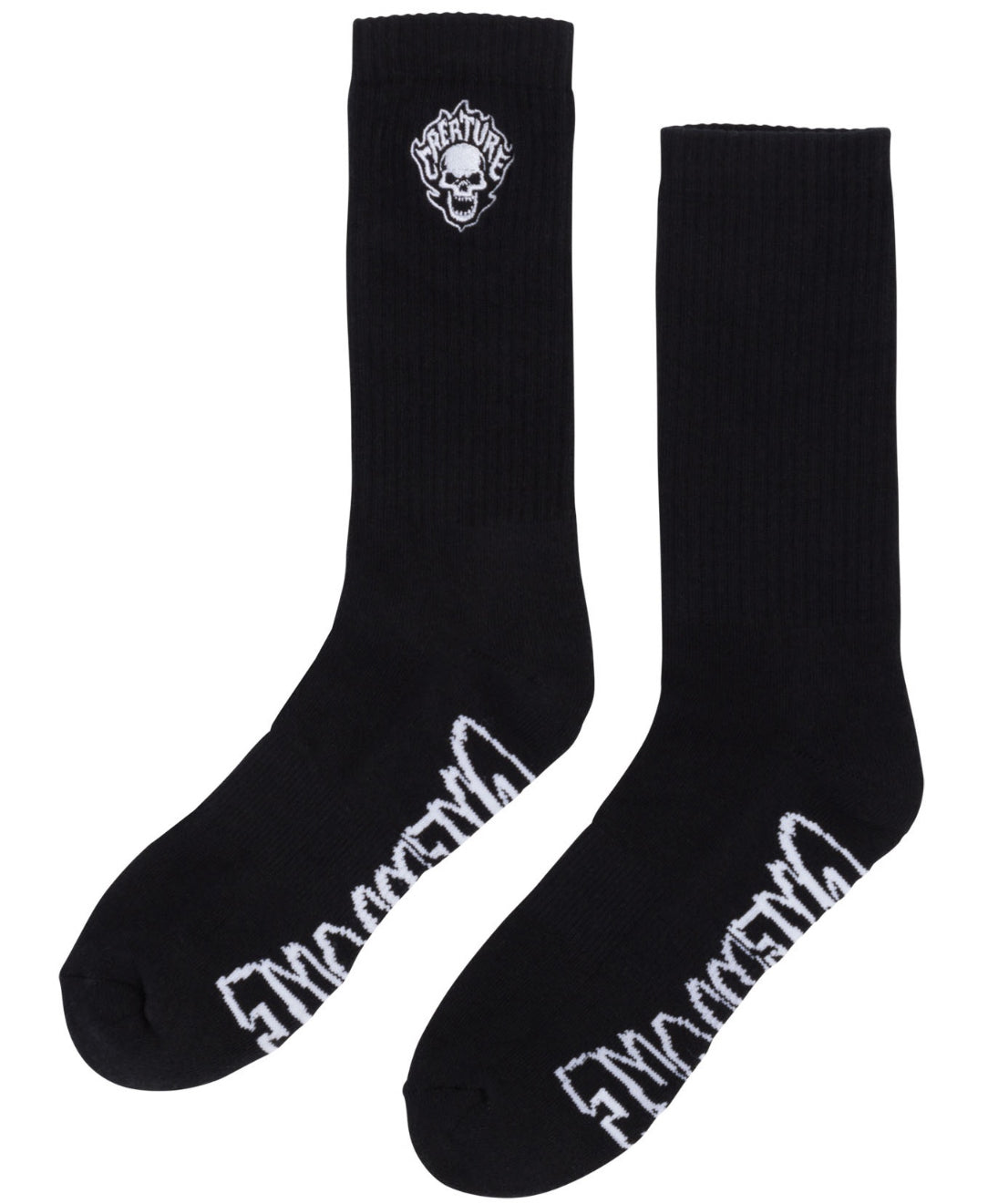 Santa Cruz - Bonehead Flame Crew Socks