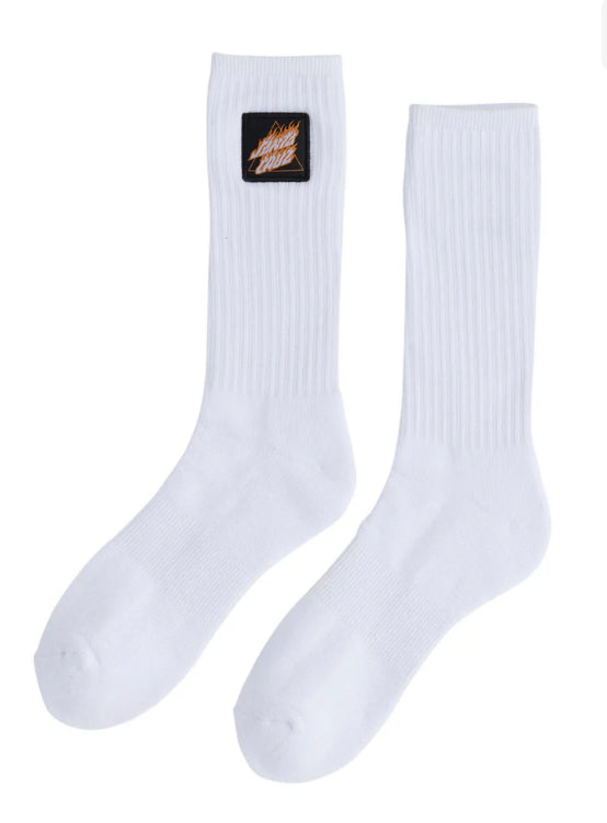 Santa Cruz - Flamed Not A Dot Crew Socks