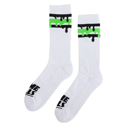 Slime Balls - Drip Strip Crew Socks