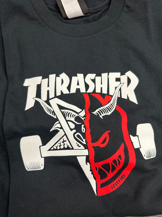 Thrasher x Spitfire - Thrasher & Burn T-Shirt