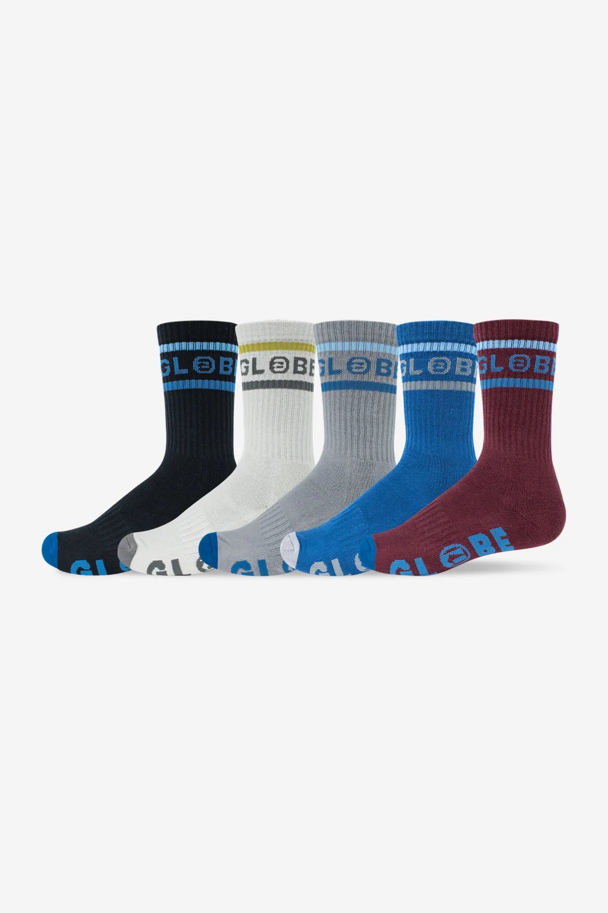 Globe Shoes - Tilt Hi Crew Sock 5-Pack