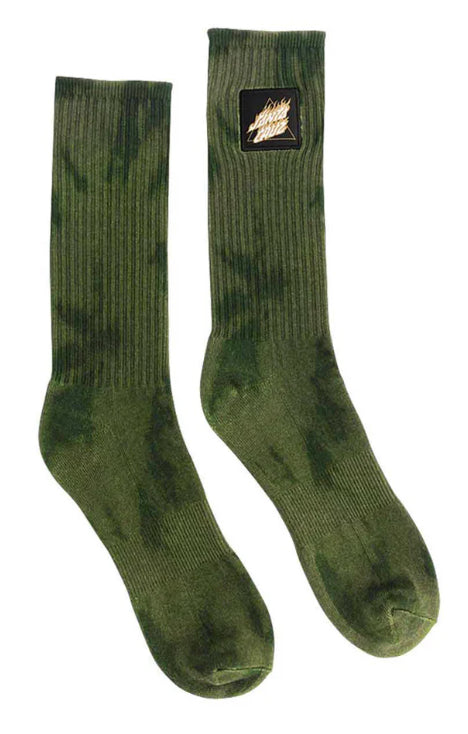 Santa Cruz - Flamed Not A Dot Crew Socks