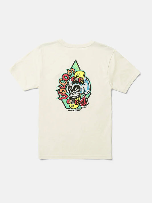 Volcom - Kids/Youth Sticker Skull Short Sleeve Shirt