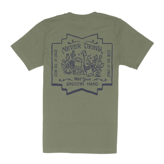 Sendero Provisions Co - Shootin’ Hand Salud T-Shirt