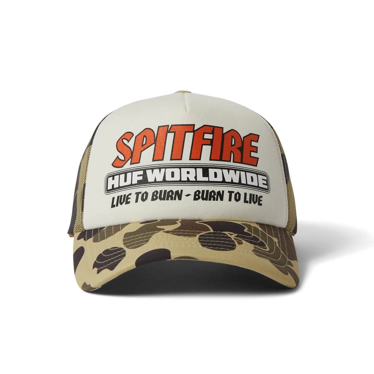 Huf - Huf x Spitfire Burn Forever Trucker Hat