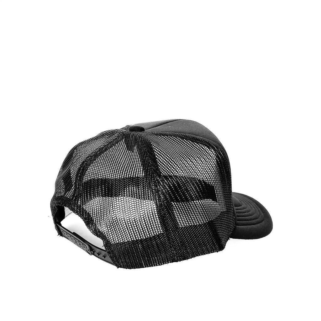 Skull Skates - Large Blackout Logo Foam Mesh Trucker Hat
