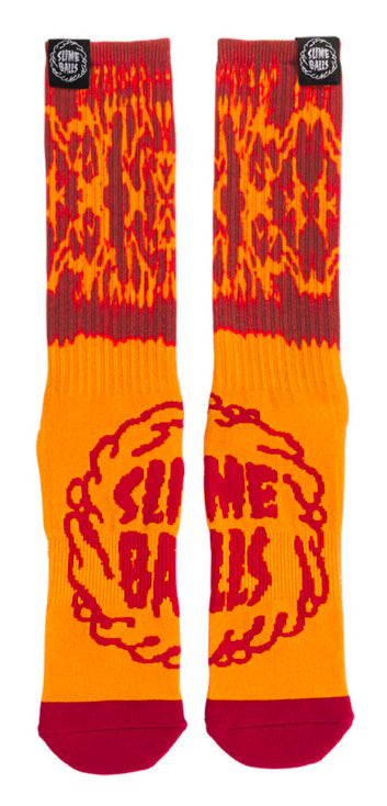 Slime Balls - Mono Splat Crew Socks