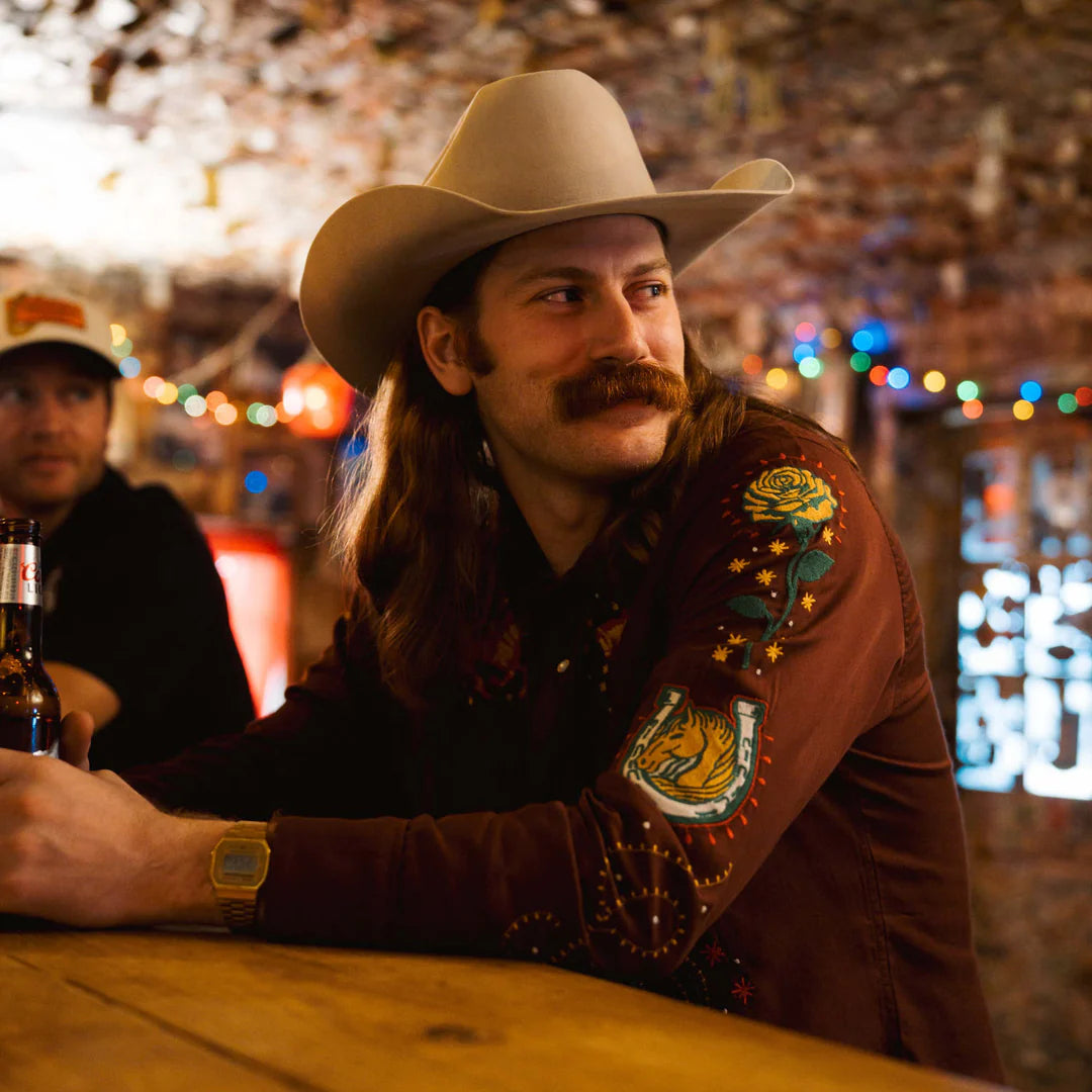 Sendero Provisions Co. - Show Pony Embroidered Western Pearl Snap Long Sleeve Shirt