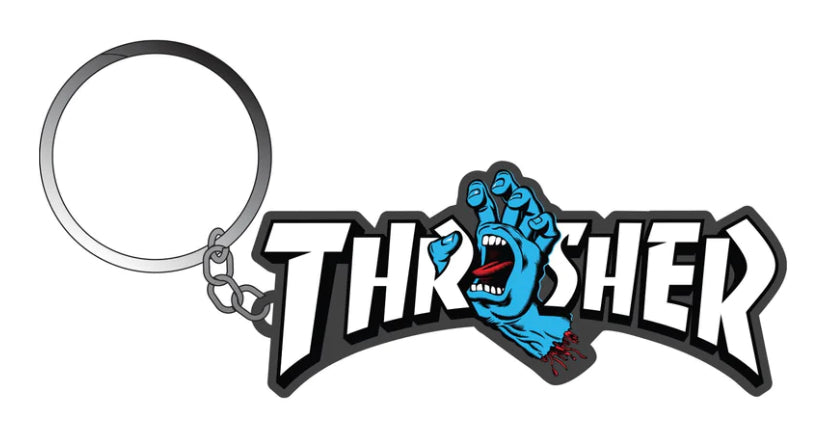Santa Cruz - Thrasher Screaming Logo Keychain