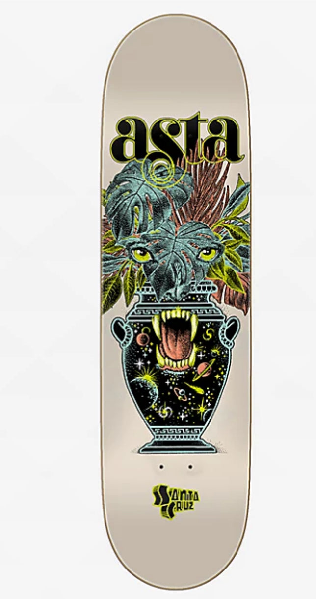 Santa Cruz -Asta Cosmic Eyes Twin Tip Skateboard Deck