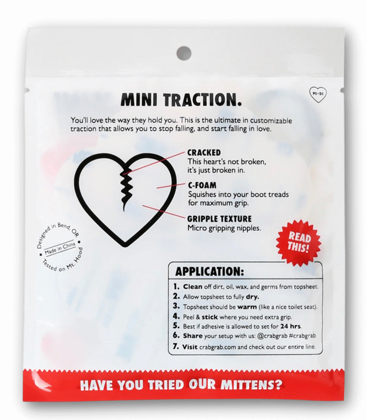 Crab Grab - Mini Hearts Traction