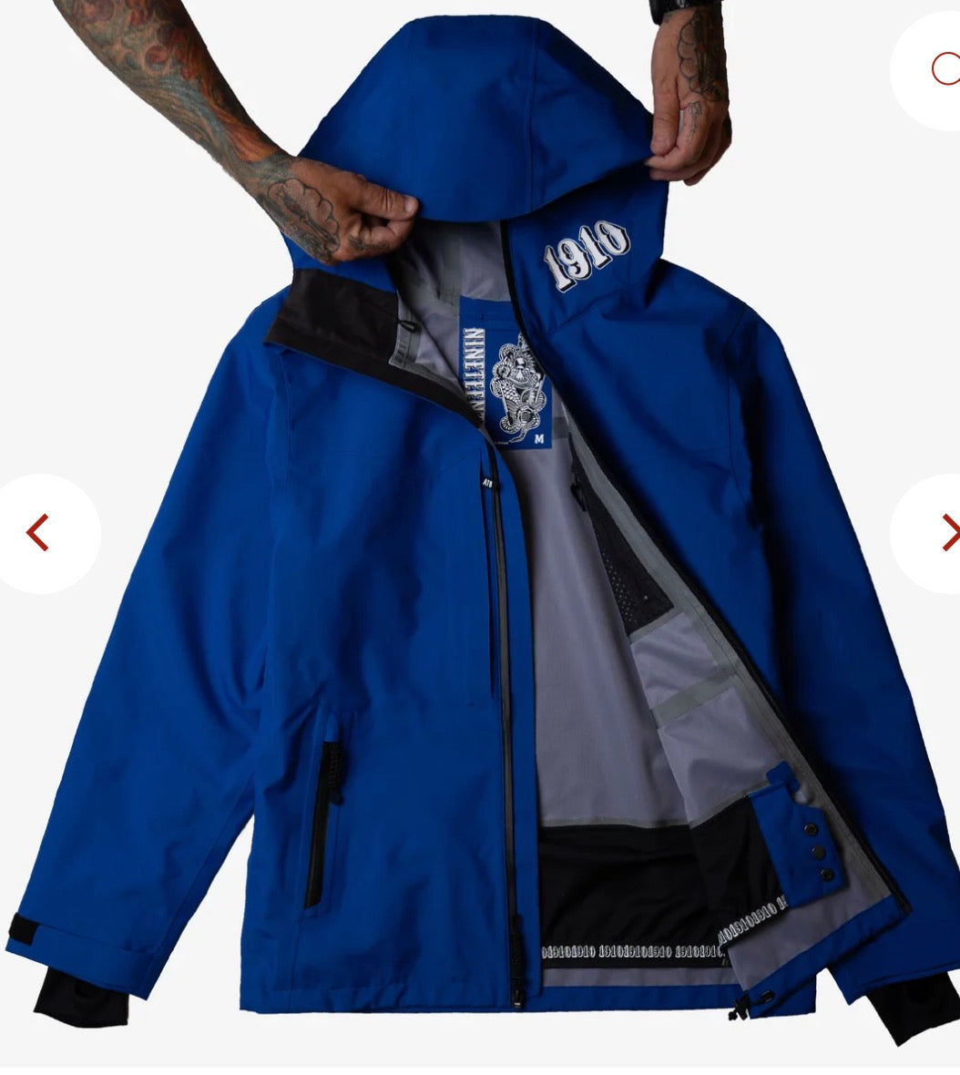 1910 - Auburn 3-Layer Storm Shell Outerwear Jacket
