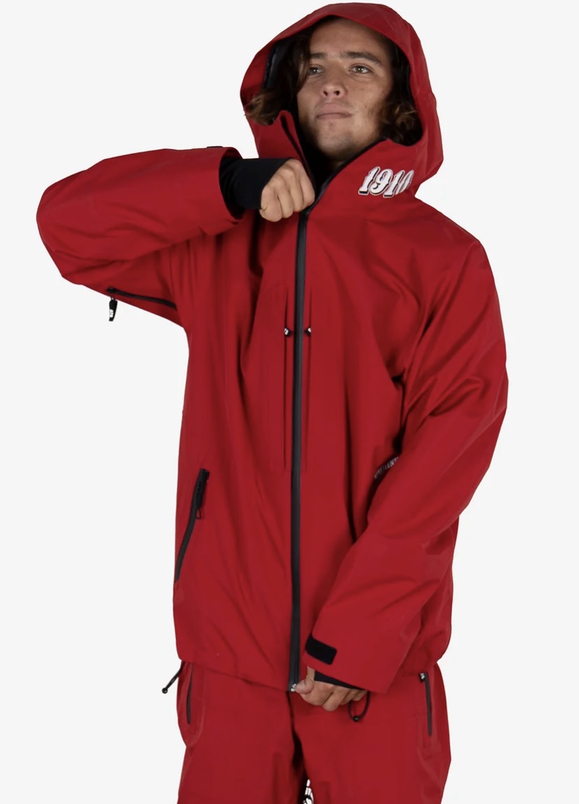 1910 - Auburn 3-Layer Storm Shell Outerwear Jacket