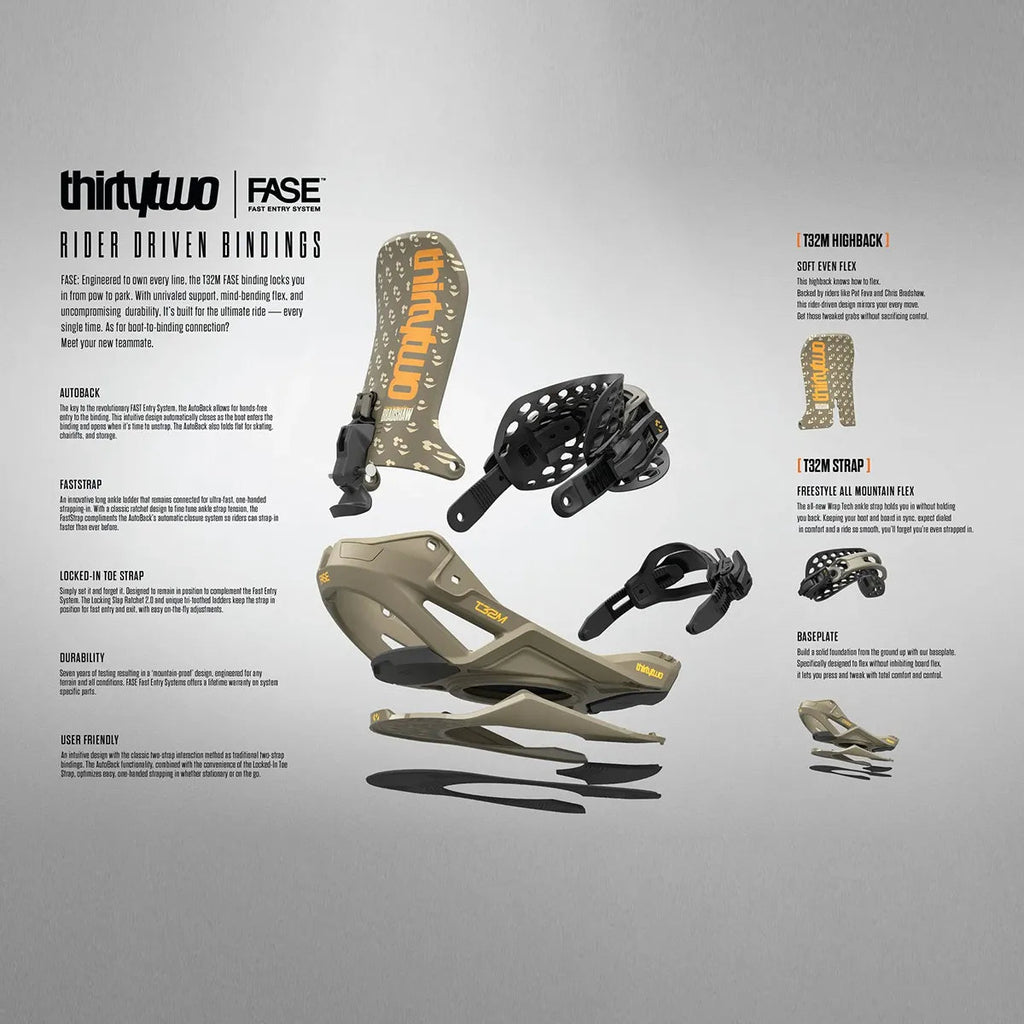 Thirtytwo - T32M Fase Snowboard Binding