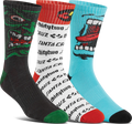 thirtytwo - Santa Cruz 3-Pack Crew Socks 2024