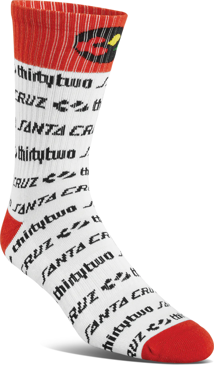 thirtytwo - Santa Cruz 3-Pack Crew Socks 2024
