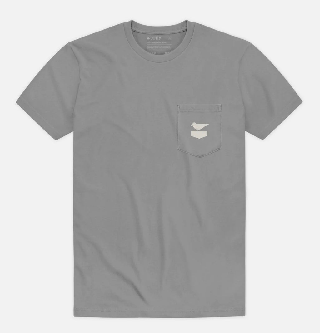 Jetty - Draw Your Own Line Pocket Tee