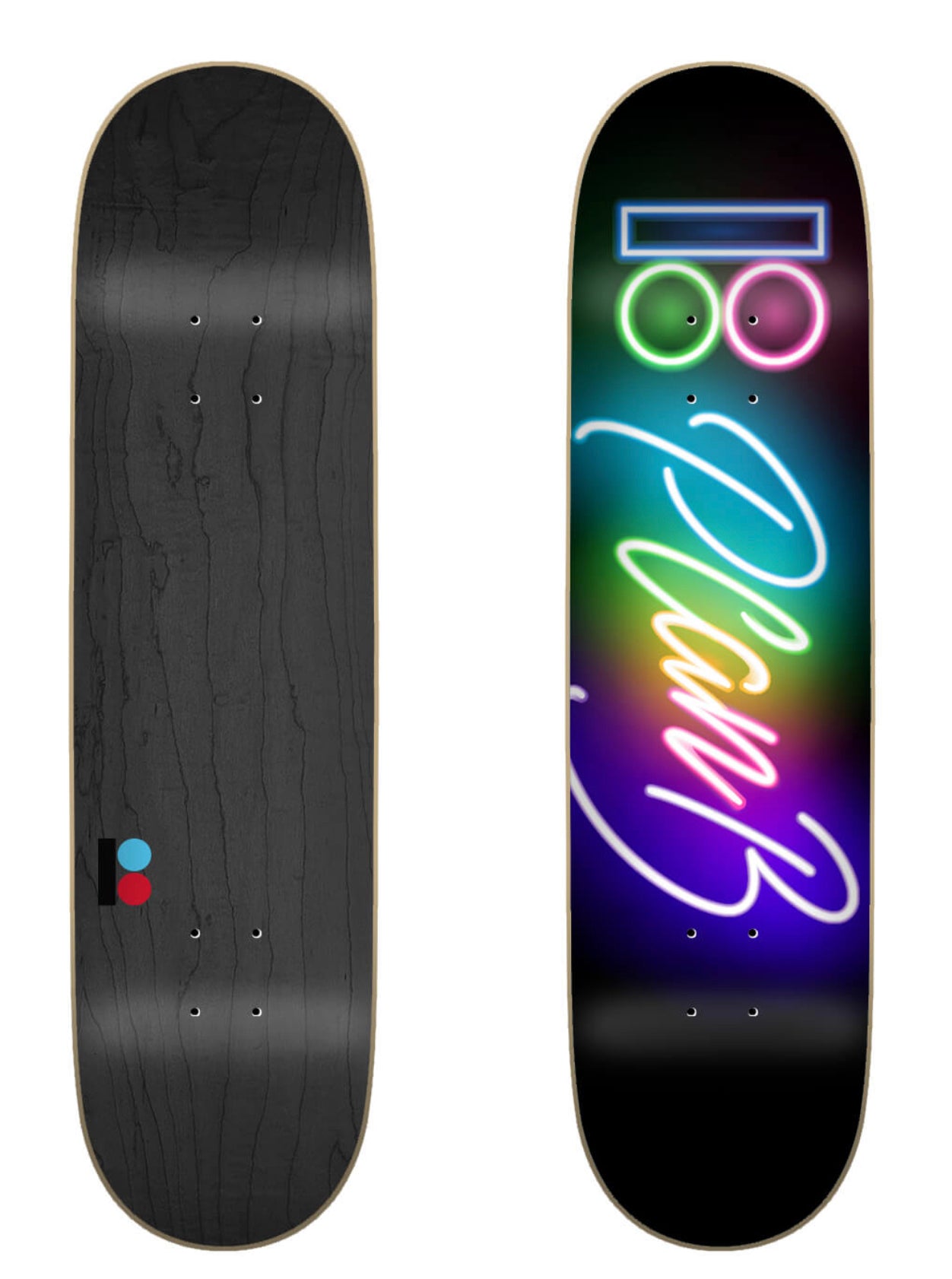 Plan B - Neon Team Logo Deck