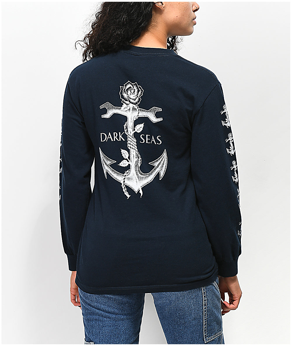 Dark Seas - Womens Long Sleeve Lost Love Stowaway Tee