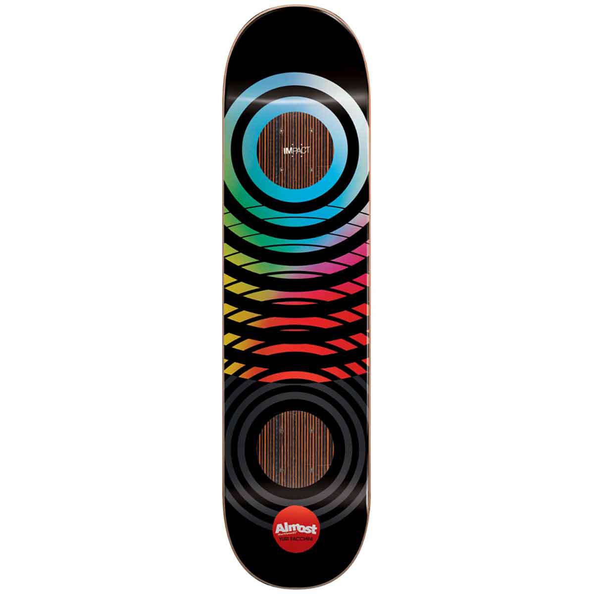 Almost Skateboards - Yuri Black Blur Impact Deck