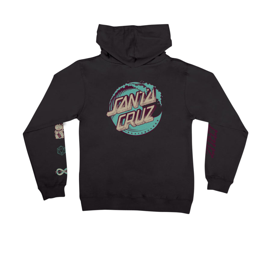 Santa Cruz - Youth Stipple Wave Dot Hoodie