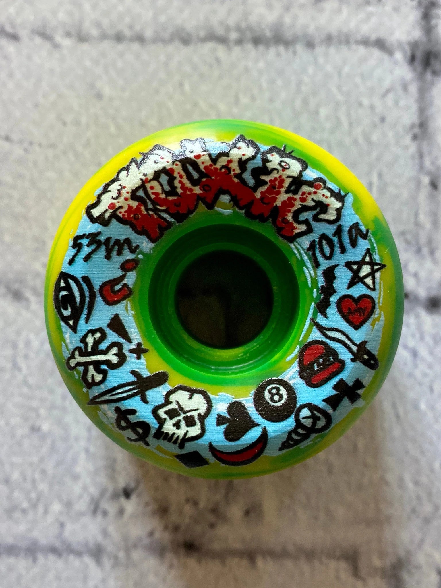 Toxic - Logo Hard Wheels – CND Snow and Skate