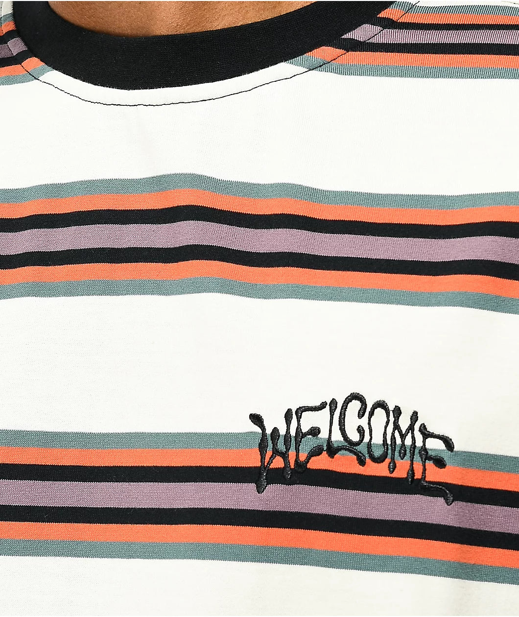 Welcome - Thelema Stripe T-Shirt