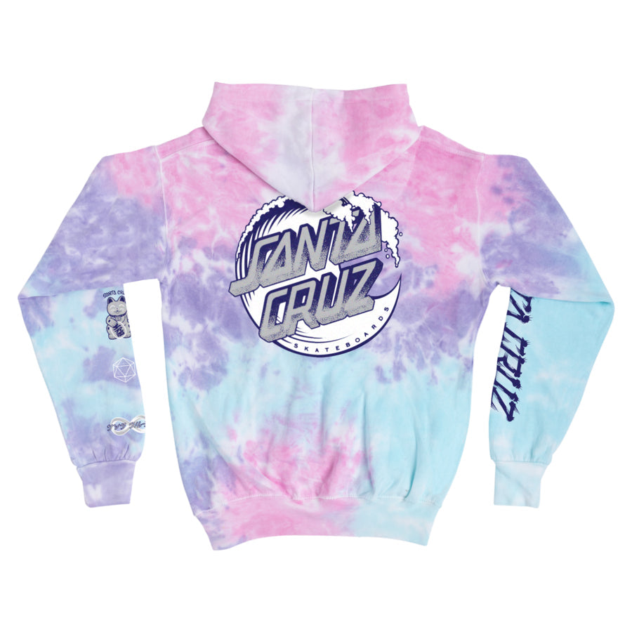 Santa Cruz - Youth Stipple Wave Dot Hoodie