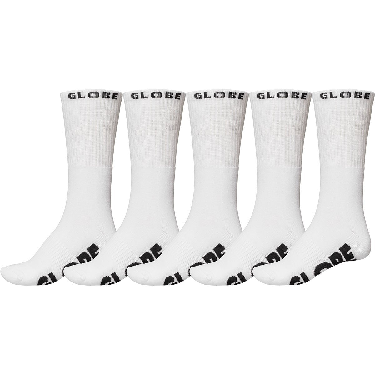 Globe Shoes - Whiteout Sock 5 Pack