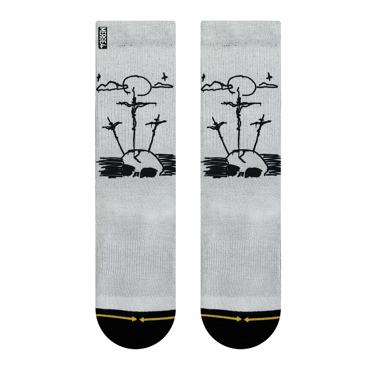 Merge 4 - Christian Hosoi 3 Crosses Socks